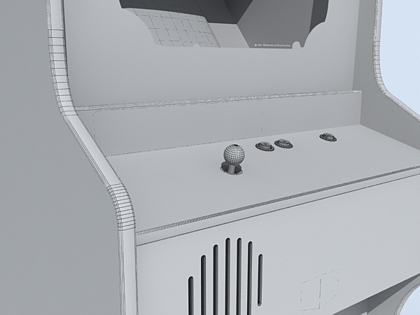 3d model of donkey kong arcade - donkey kong arcade by monkeyodoom